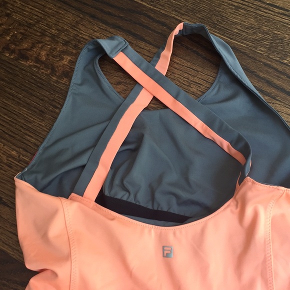 FILA Tennis 🎾 Athletic Sports Blouse Tank Top M - Picture 6 of 9